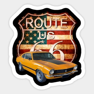 Maverick V8, Route 66 Sticker